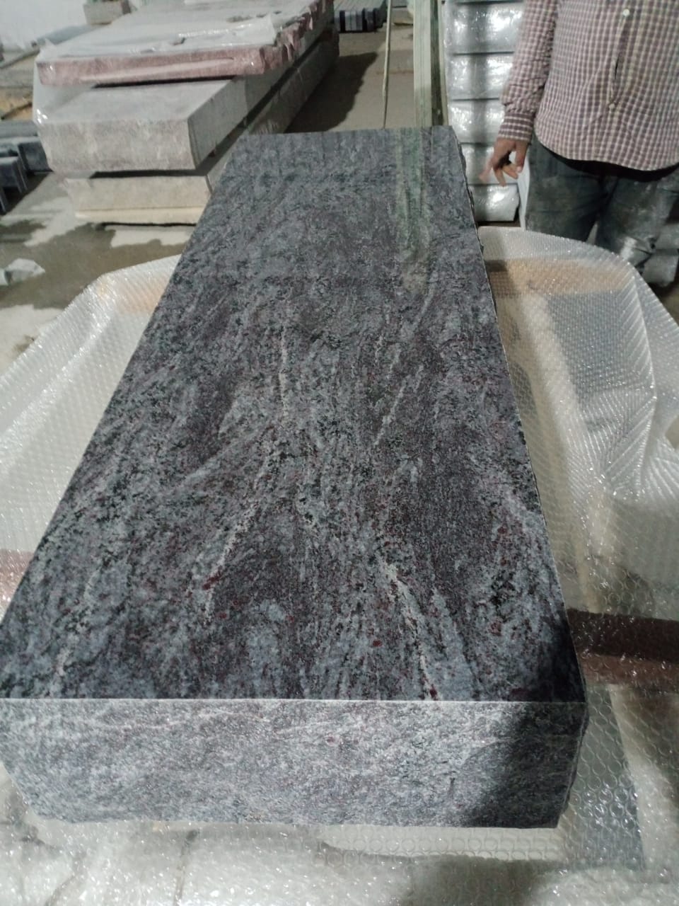 Stone Wrapped in Bubble Wrap Inspection